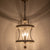 3 - Light Drum Chandelier with Rustic Finish