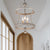 3 - Light Drum Chandelier with Rustic Finish