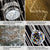 Spiral Design 6 Light Chandeliers with Crystal Accents for High Ceilings, Foyer, Entryway, Staircase, 87" High, Silver