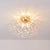 SEFINN FOUR Modern LED 8-Lights K9 Crystal Beaded Chandelier