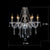 Candle Shape Ceiling Light Fixture Pendant Crystal Chandelier