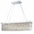 SEFINN FOUR 5 Lights K9 Crystal Chandelier Modern LED Chandelier Light Fixture, Dining Room Living Room