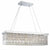 SEFINN FOUR 5 Lights K9 Crystal Chandelier Modern LED Chandelier Light Fixture, Dining Room Living Room