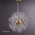 SEFINN FOUR 12-Lights Modern Crystal Chandelier Pendant Lighting Ceiling Light Fixtures Crystal Beaded Chandelier