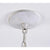 SEFINN FOUR 3-Light Wooden Beaded Chandelier Farmhouse Pandant Ceiling Light Fixture for Dinning Room Kitchen Living Room White
