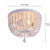 SEFINN FOUR 3-Light Wooden Beaded Chandelier Farmhouse Ceiling Light Fixture for Dinning Room Kitchen White