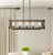 SEFINN FOUR 5-Light Linear Kitchen Island Rectangular Wood Farmhouse Chandelier for Dinning Room